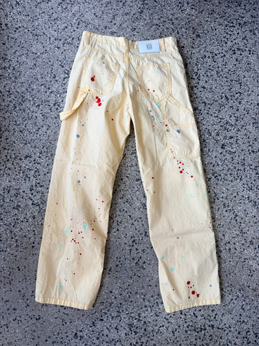 Lightweight Carpenter Pants - Yellow Splatter
