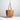 tan leather purse with medium length straps made by hand in portland maine