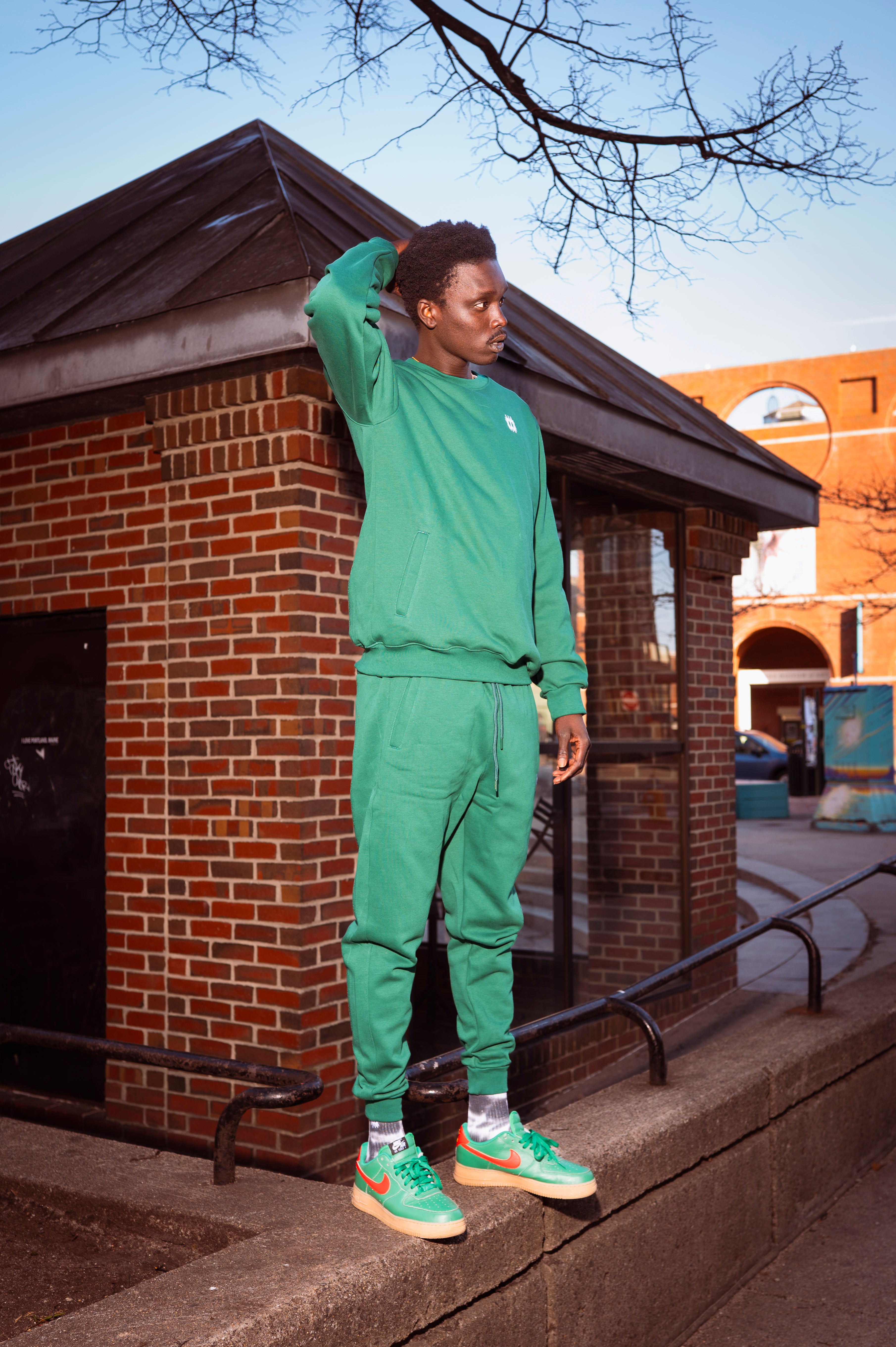 Leisurefresh Pants Money Green