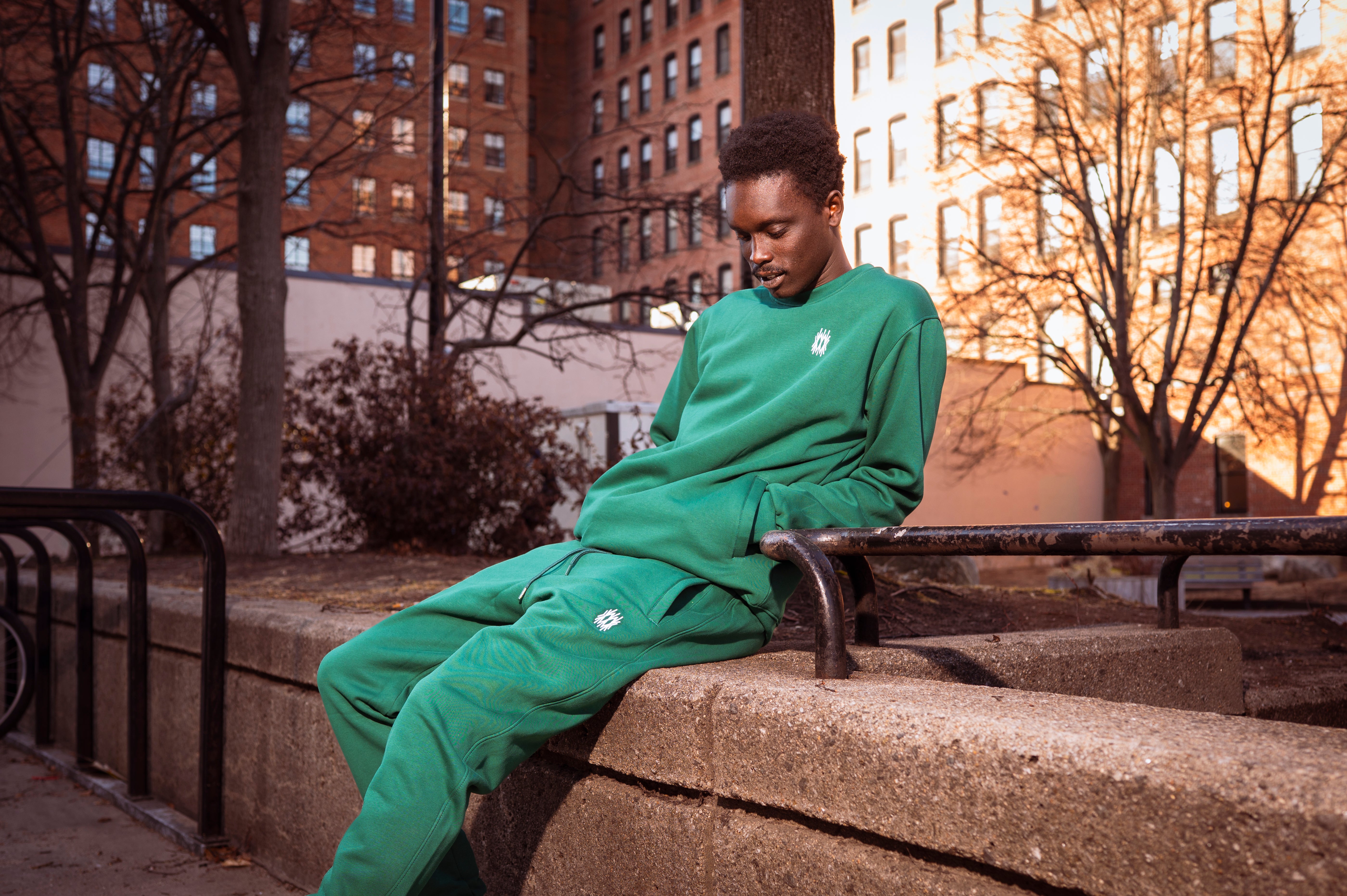Leisurefresh Pants Money Green