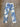 Denim Pants - Stone Wash Blue & Bleach