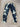 Denim Pants - Dark Wash Blue & Bleach