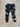 Denim Pants - Women's Black & Bleach Stretch