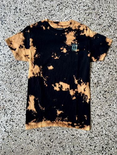 T-Shirt - Black & Bleach